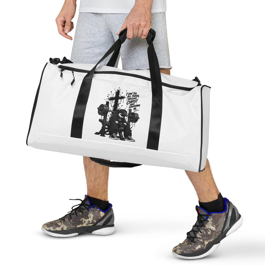Philippians 4:13 Duffle Bag – Strength Through Christ DE NIGRO®