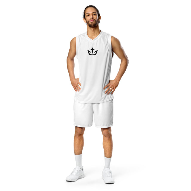 Faith Over Fear Recycled Basketball Jersey – Unisex | Psalm 56:4 DE NIGRO®
