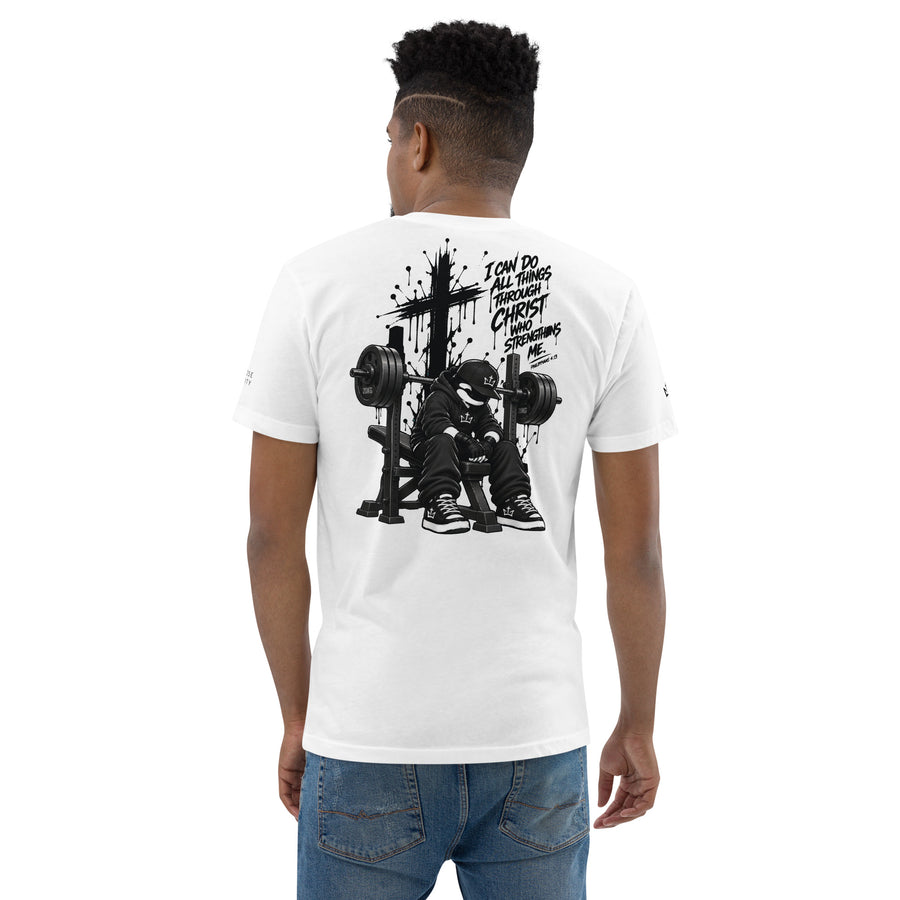 Philippians 4:13 Short Sleeve T-Shirt – Strength Through Christ DE NIGRO®