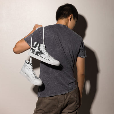 Faith Over Fear High Tops – Men’s Canvas Shoes DE NIGRO®